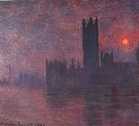 Claude Monet London Houses of Parliament at Sunset